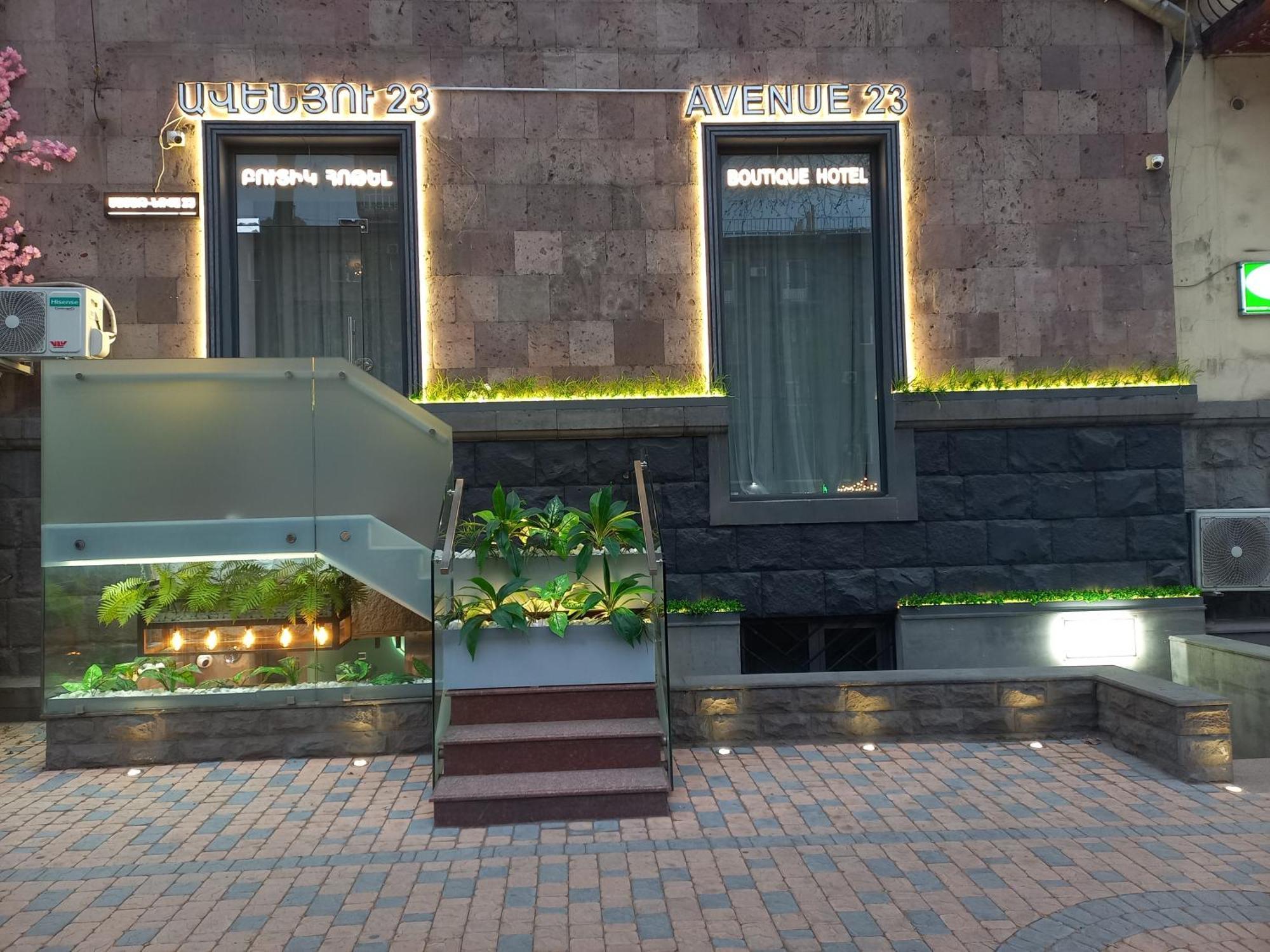 Avenue 23 Boutique Hotel เยเรวาน ภายนอก รูปภาพ